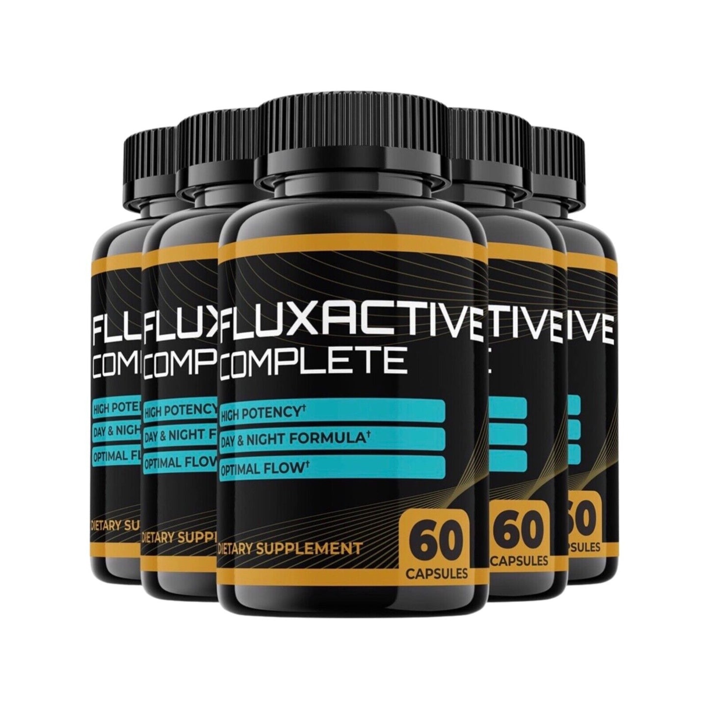 5-Pack Fluxactive Complete For Prostate Health Supplement Pills (300 Capsules)