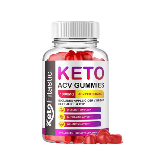 Keto Fitastic Gummies - Keto Fitastic Keto ACV Gummies - 60 Gummies