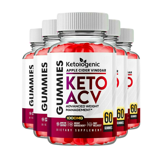 5-Pack Ketologenic ACV Gummies, Ketologenic Gummies For Weight Loss -300 Gummies