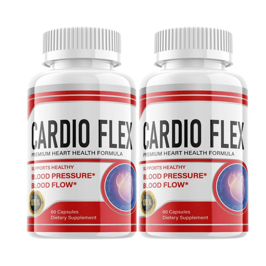 2-Pack Cardio Flex Pills - CardioFlex For Blood Sugar Support - 120 Capsules