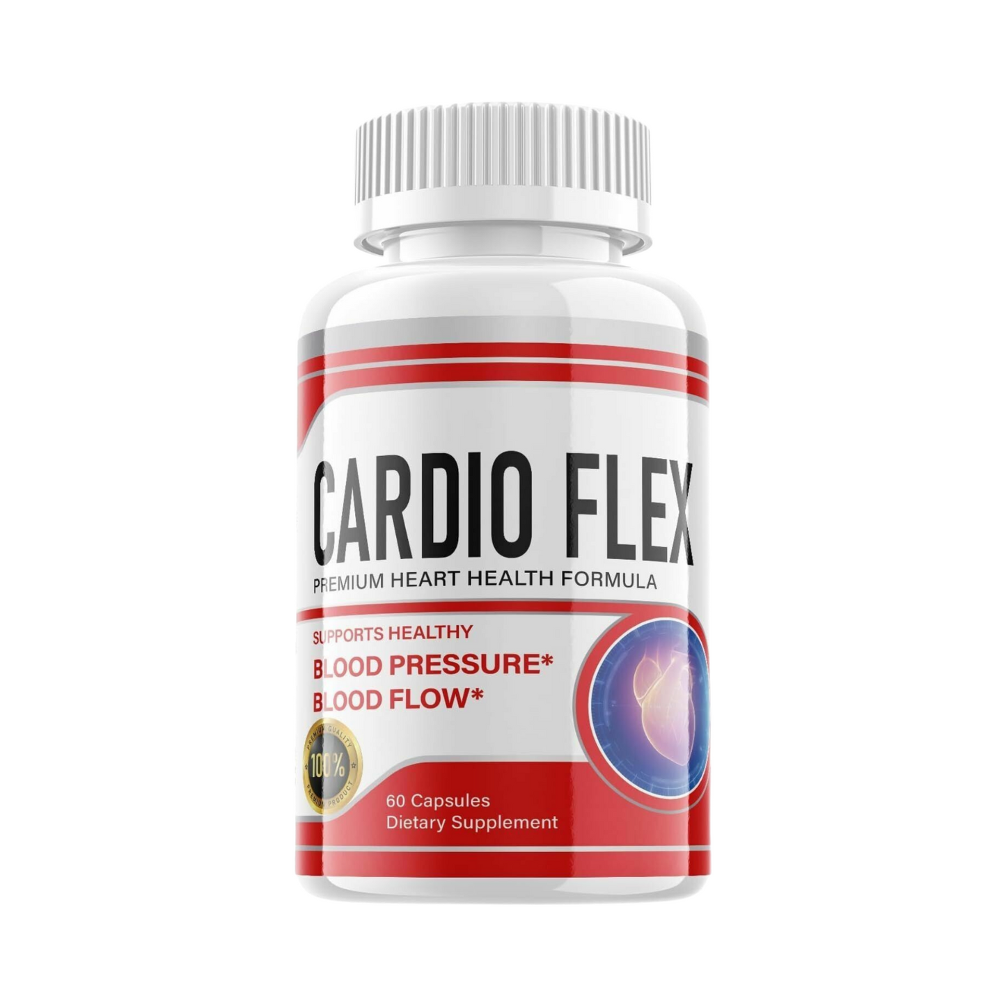 Cardio Flex Pills - CardioFlex For Blood Sugar Support - 60 Capsules