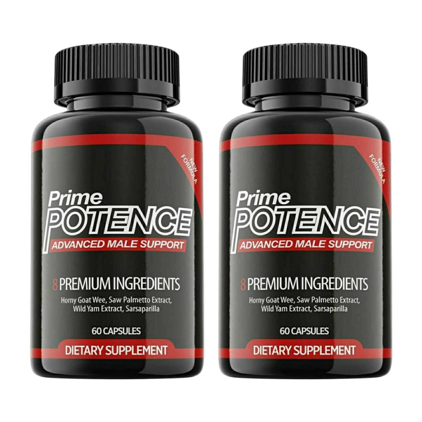 2-Pack Prime Potence Capsules, Prime Potence Advanced Male Support -120 Capsules