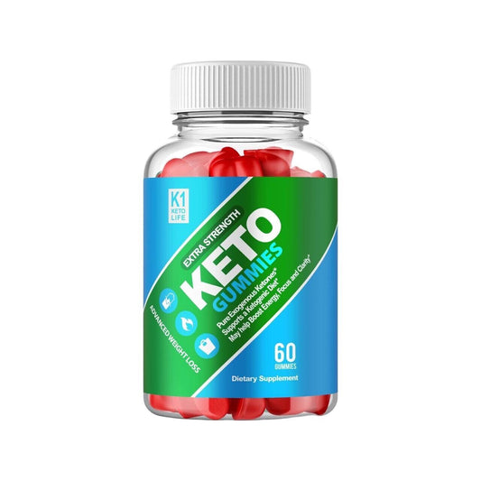 K1 Keto Life ACV Gummies, Apple Cider Vinegar Weight Loss (60 Gummies)