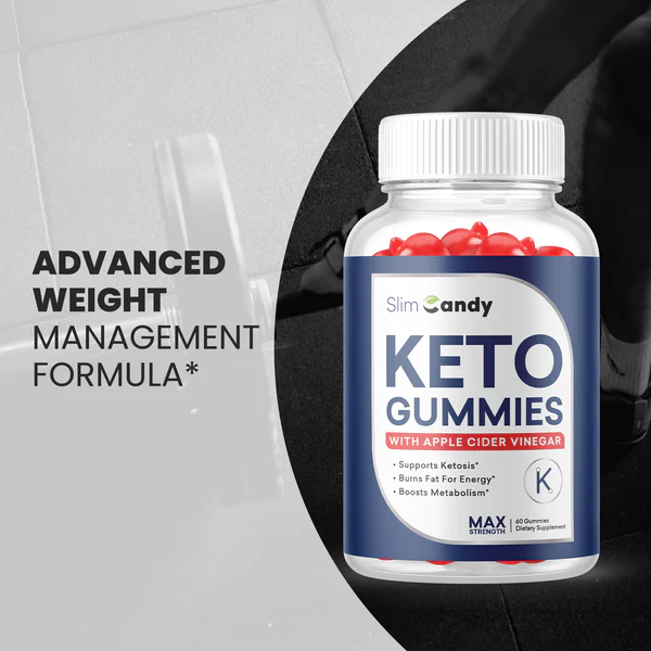 3-Pack Slim Candy Keto ACV Gummies, Vegan, Advanced Weight Loss (180 Gummies)
