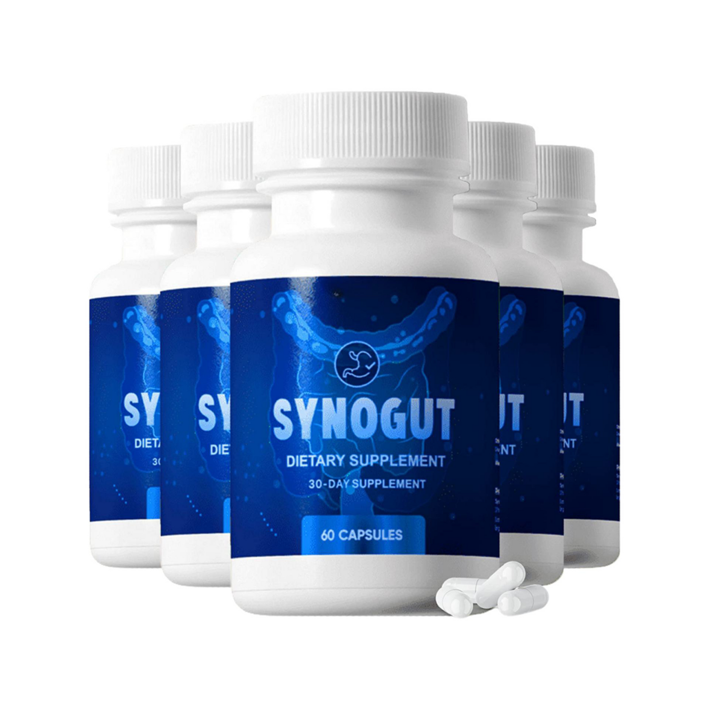 5-Pack Synogut Dietary Supplement Keto Diet Pills,Weight Loss,Fat Burner-300 Cap