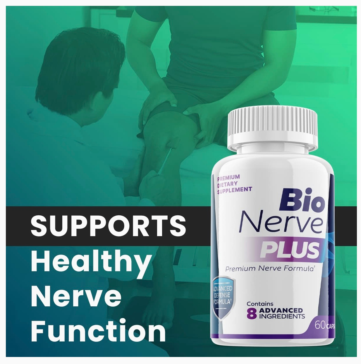 2-Pack BioNerve Plus, Premium Nerve Formula, Bio Nerve Plus (120 Capsules)