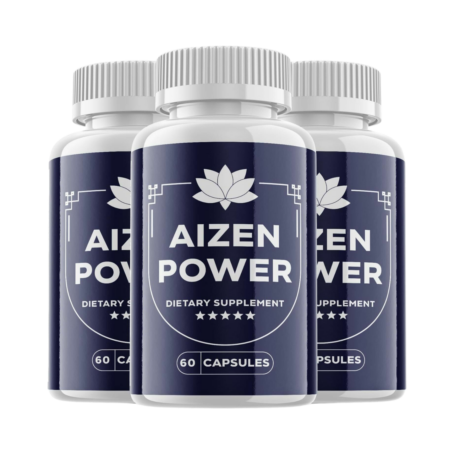 3-Pack Aizen Power Male Supplement for Drive & Energy - 180 Capsules