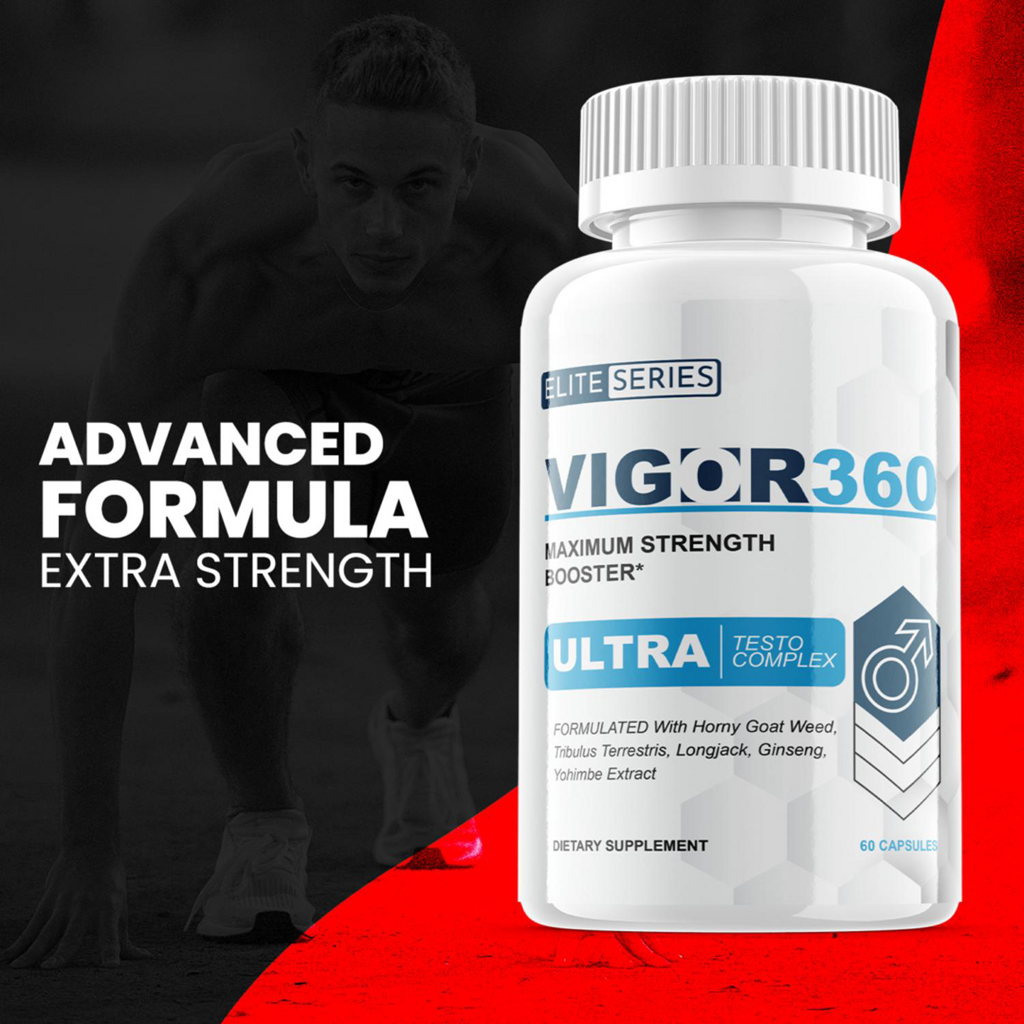 5-Pack Vigor360 Maximum Strength Vigor 360 Supplement 300 Capsules