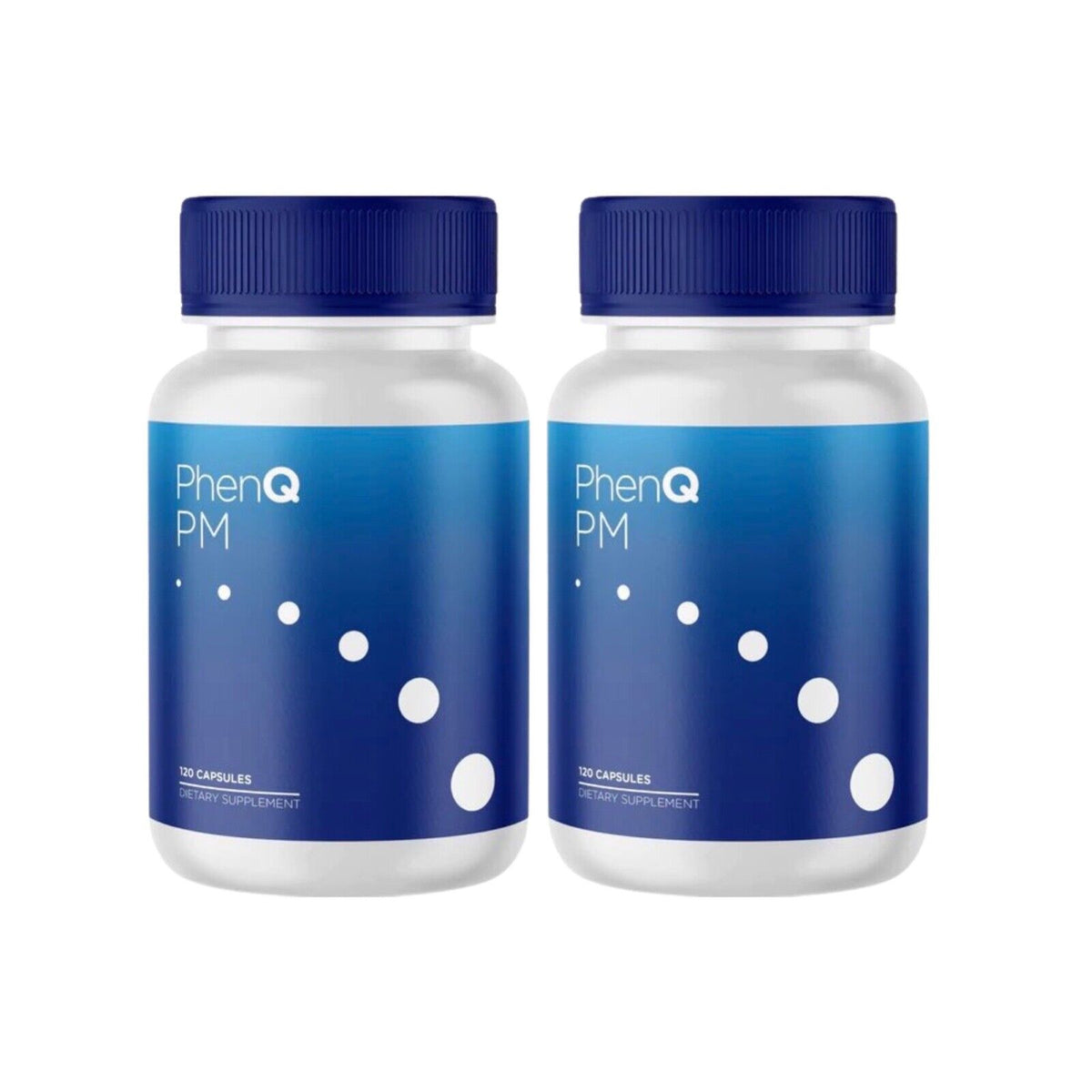 2-Pack PhenQ PM - Night Time Weight Loss Fat Burner Supplement - 120 Capsules