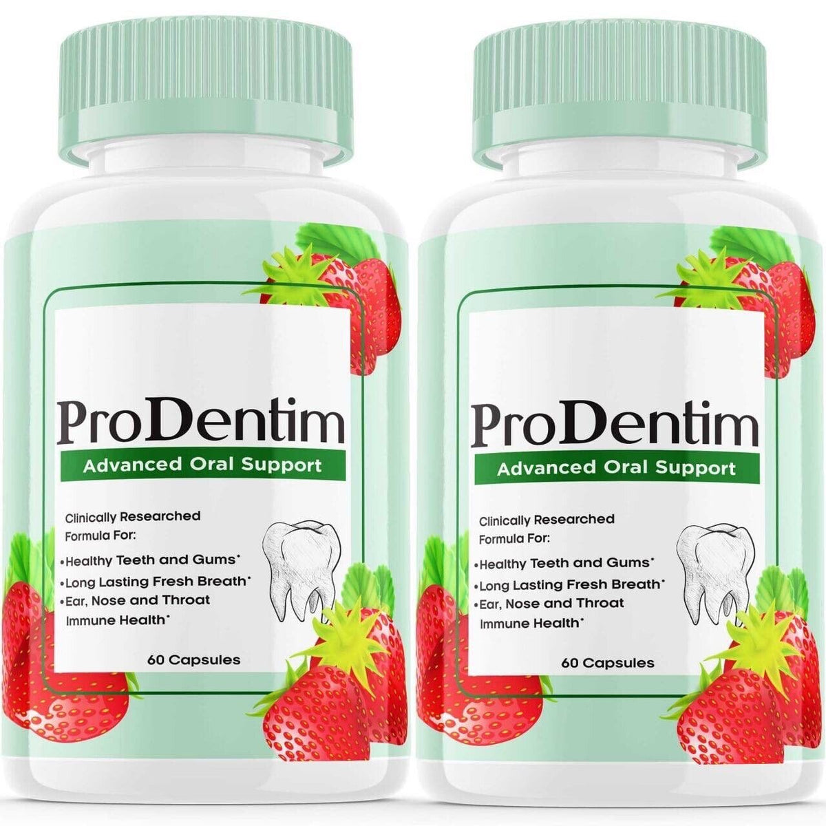 2-Pack Prodentim for Gums and Teeth Health Prodentim Dental Formula 120 Capsules