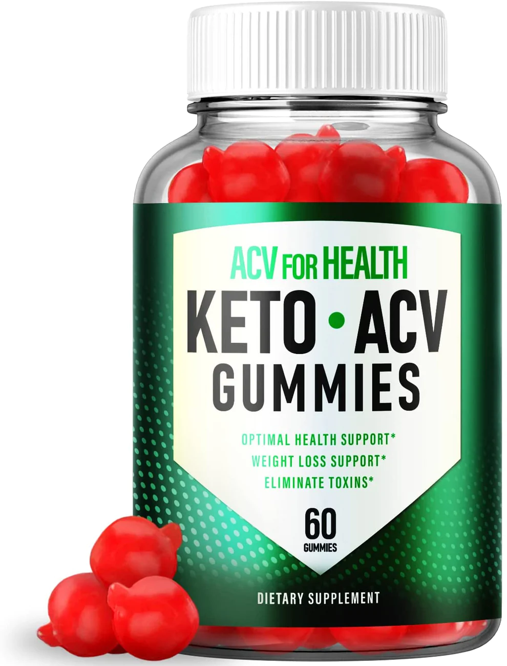 ACV For Health Keto Gummies, Vegan, Advanced Weight Loss (60 Gummies)