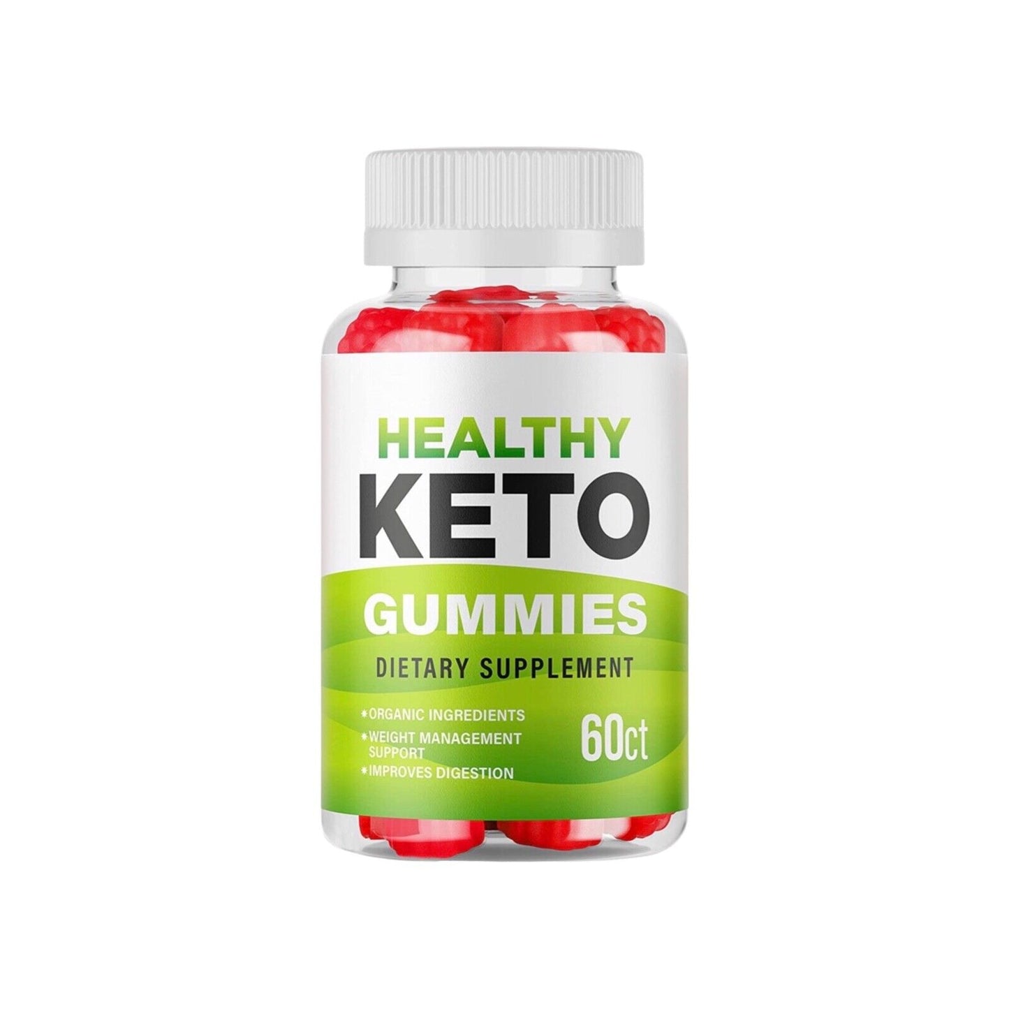 Healthy Keto ACV Gummies - Vegan, Weight Loss Supplement (60 Gummies)