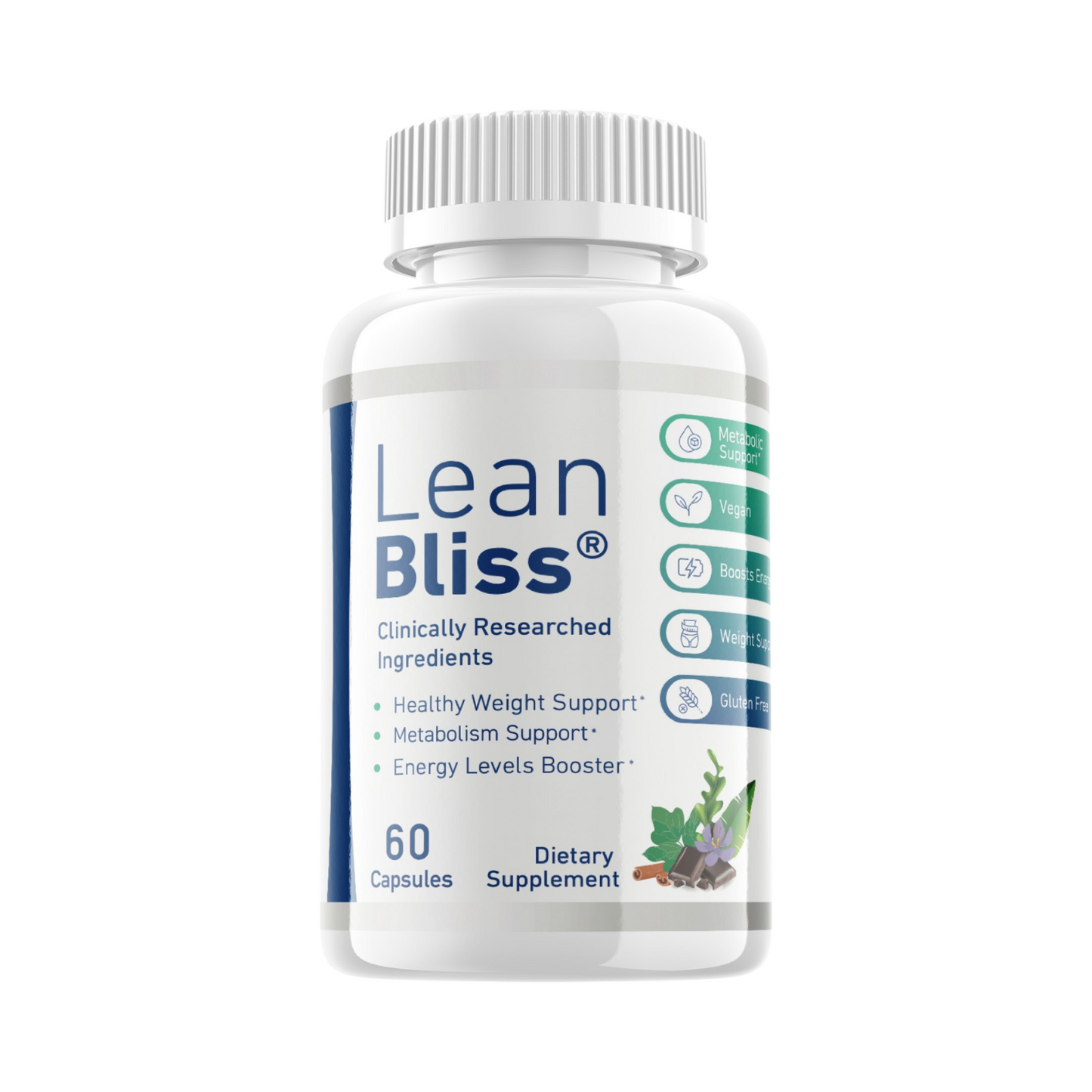 Lean Bliss Weight Loss Pills, LeanBliss to Burn Fat - 60 Capsules
