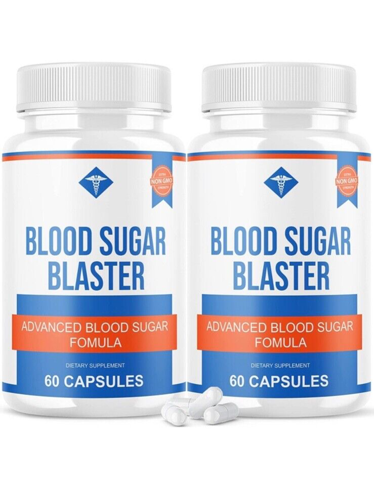 2-Pack Blood Sugar Blaster Advanced Blood Sugar Formula - 120 Capsules