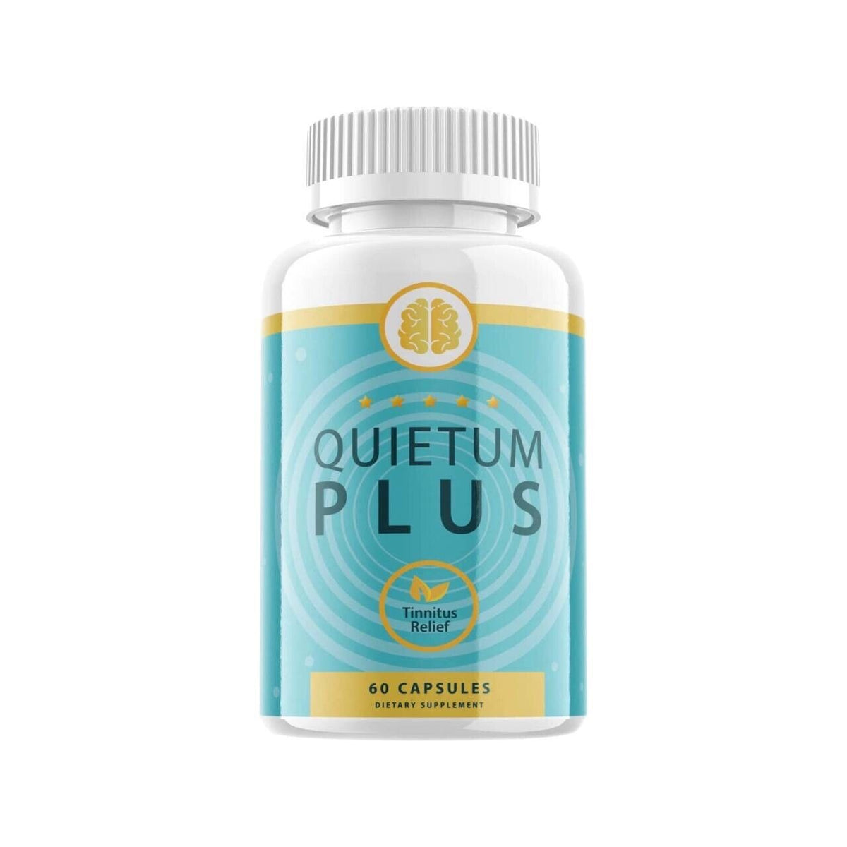 Quietum Plus Tinnitus Relief Supplement Reduce Ear Ringing (60 Capsules)