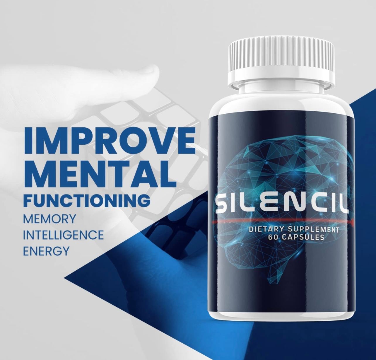 3-Pack Reawaken Brain Boost Supplement, Memory Mindful Advanced Formula-180 Caps