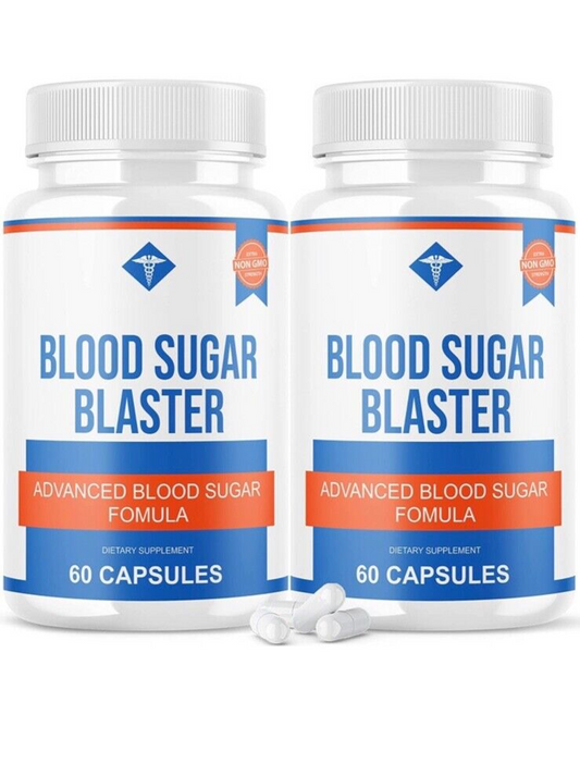 2-Pack Blood Sugar Blaster Advanced Blood Sugar Formula - 120 Capsules