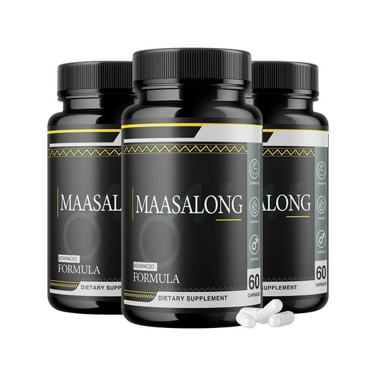 3-Pack Maasalong Pills Supplement Advanced Formula Masalong- 180 Capsules
