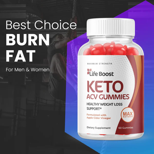 Life Boost Keto ACV Gummies - Vegan, Weight Loss Supplement (60 Gummies)