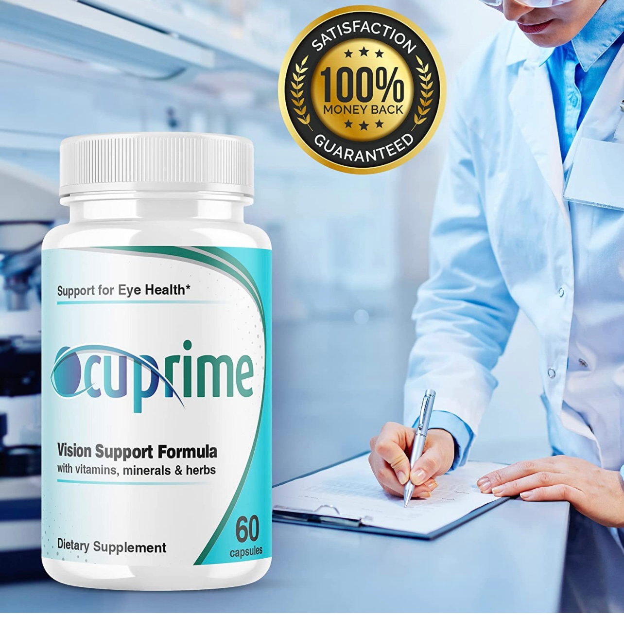 3-Pack Ocuprime for Eyes Supplement Advanced Vision Support (180 Capsules)