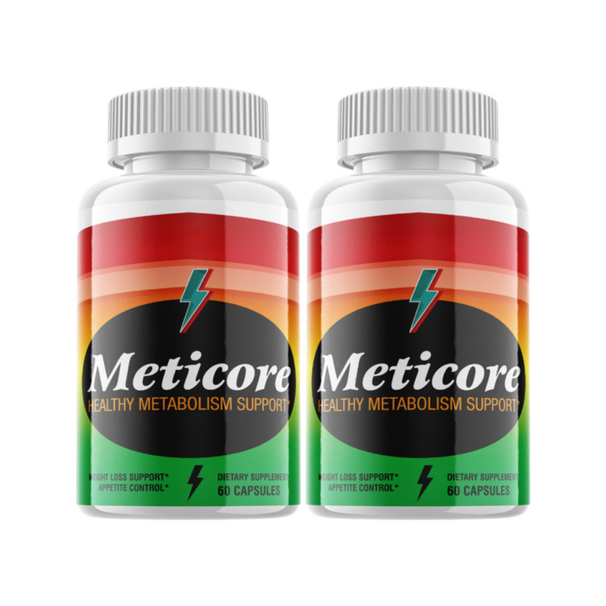 2-Pack Meticore- Weight Loss Supplement for Weight Management-120 Capsules