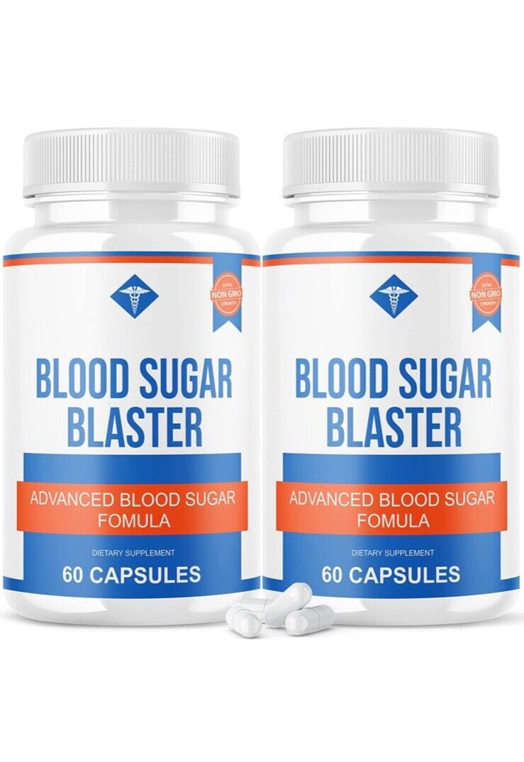 2-Pack Blood Sugar Blaster Advanced Blood Sugar Formula - 120 Capsules