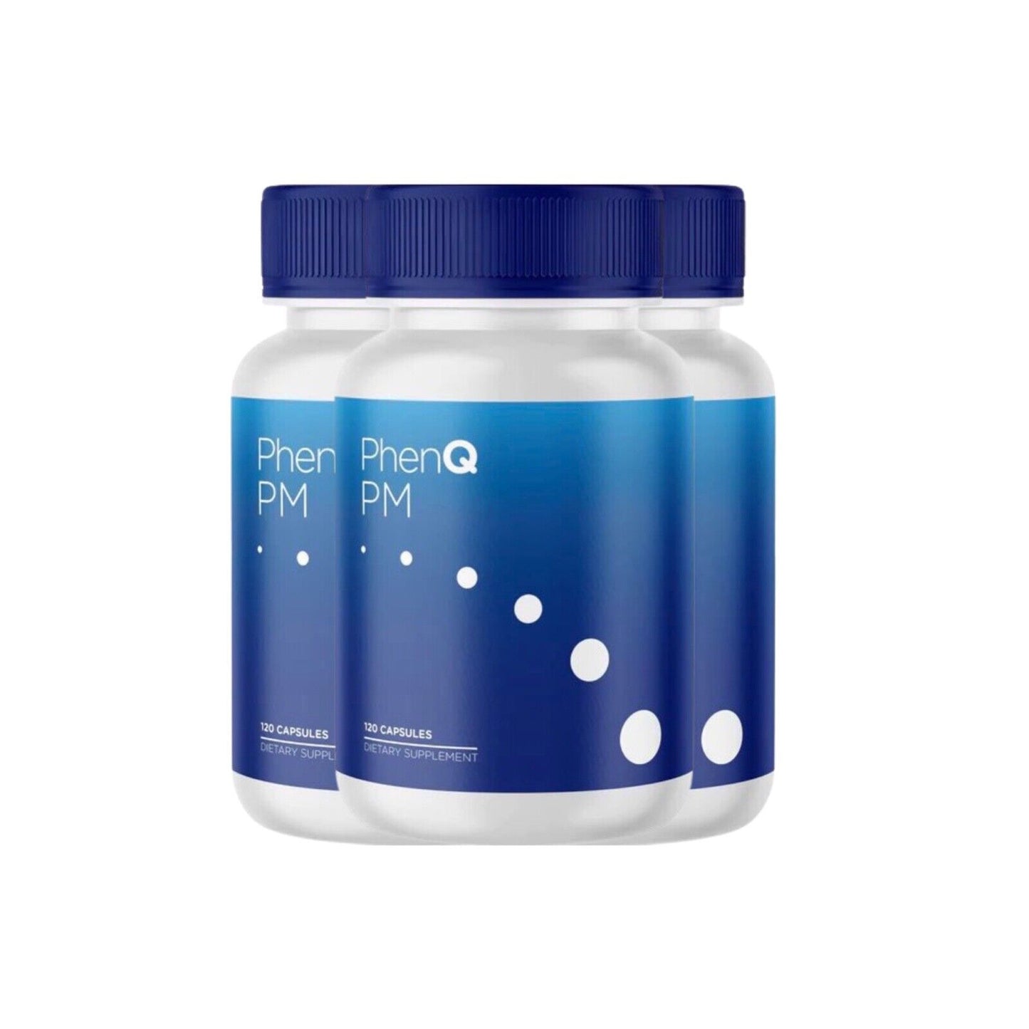 3-Pack PhenQ PM - Night Time Weight Loss Fat Burner Supplement - 180 Capsules