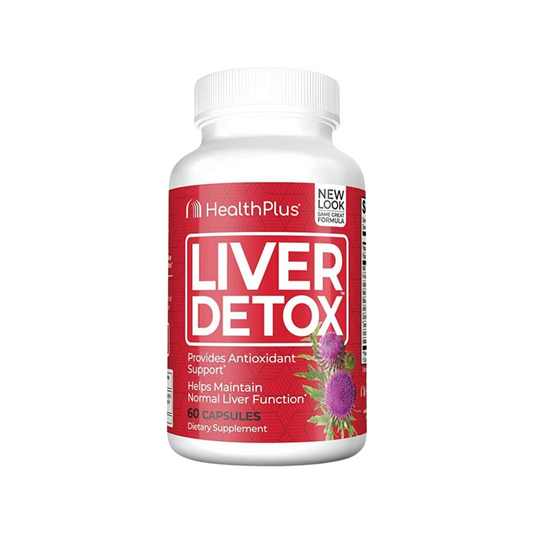 Health Plus Liver Detox Cleanse Supports Antioxidant Support-60 Capsules