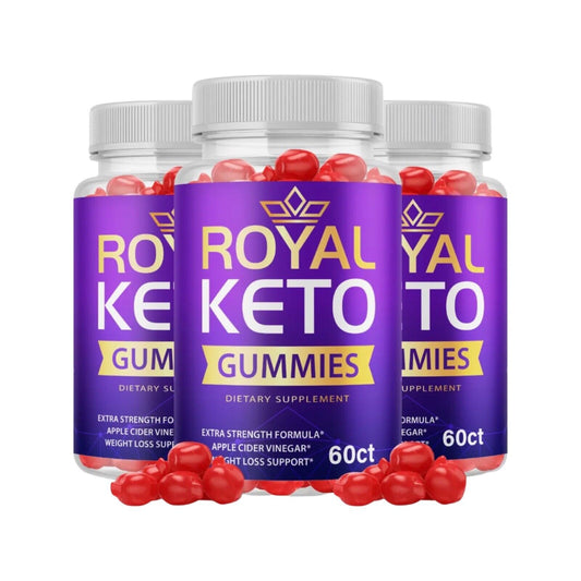 3-Pack Royal Keto Gummies - Advanced Weight Loss, Vegan, Non GMO (180 Gummies)