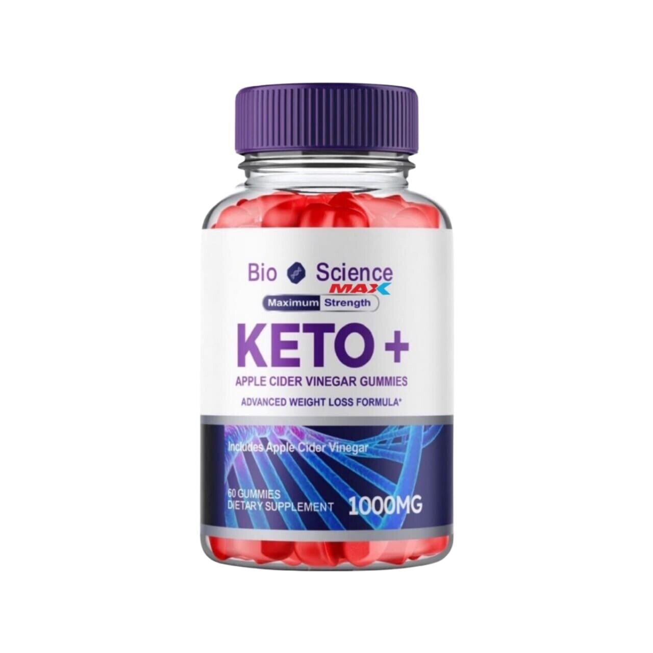 Bio Science Keto Max Gummies, Bioscience Max ACV Gummies (60 Gummies)