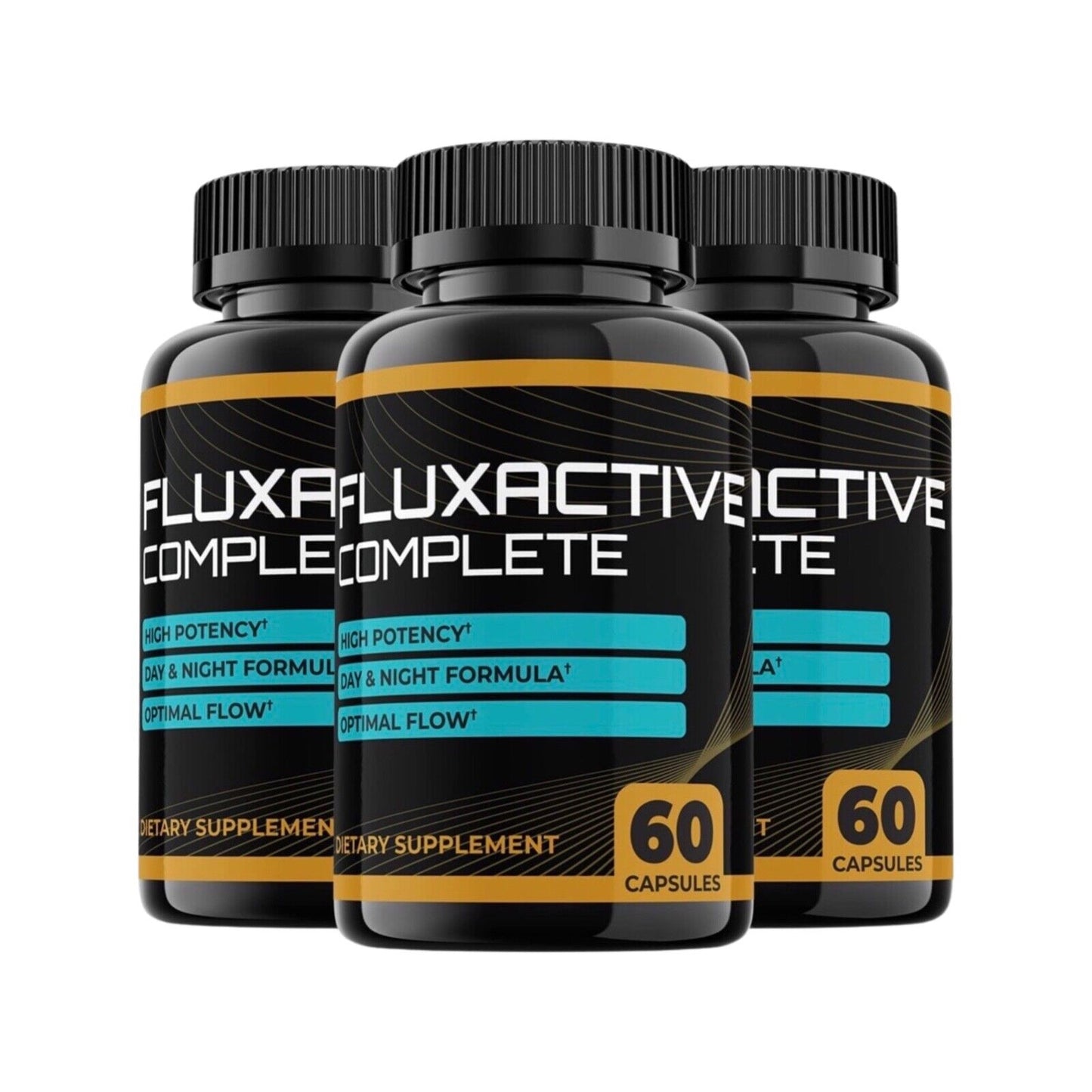 3-Pack Fluxactive Complete For Prostate Health Supplement Pills  (180 Capsules)