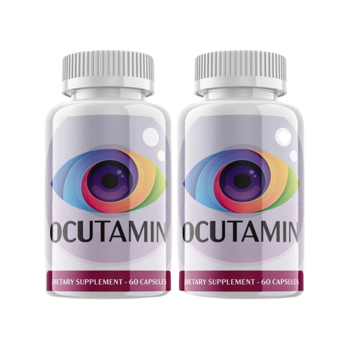 2-Pack Ocutamin Vision Supplement, Supports Healthy Vision and Eyes- 120 Caps