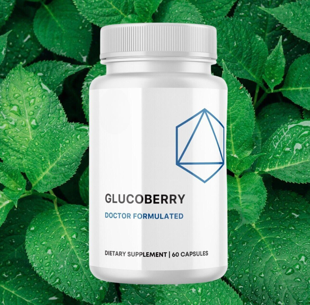 2-Pack Glucoberry Dietary Supplement, Supports Gut Health,Digestion-120 Capsules