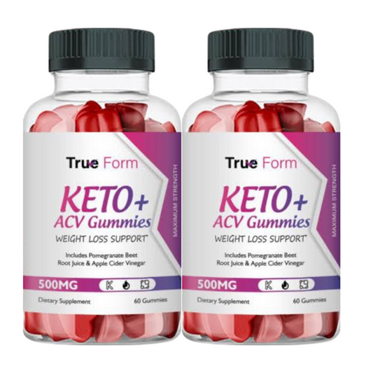 2-Pack True Form Keto ACV - True Form Keto Gummies Weight Loss - 120 Gummies