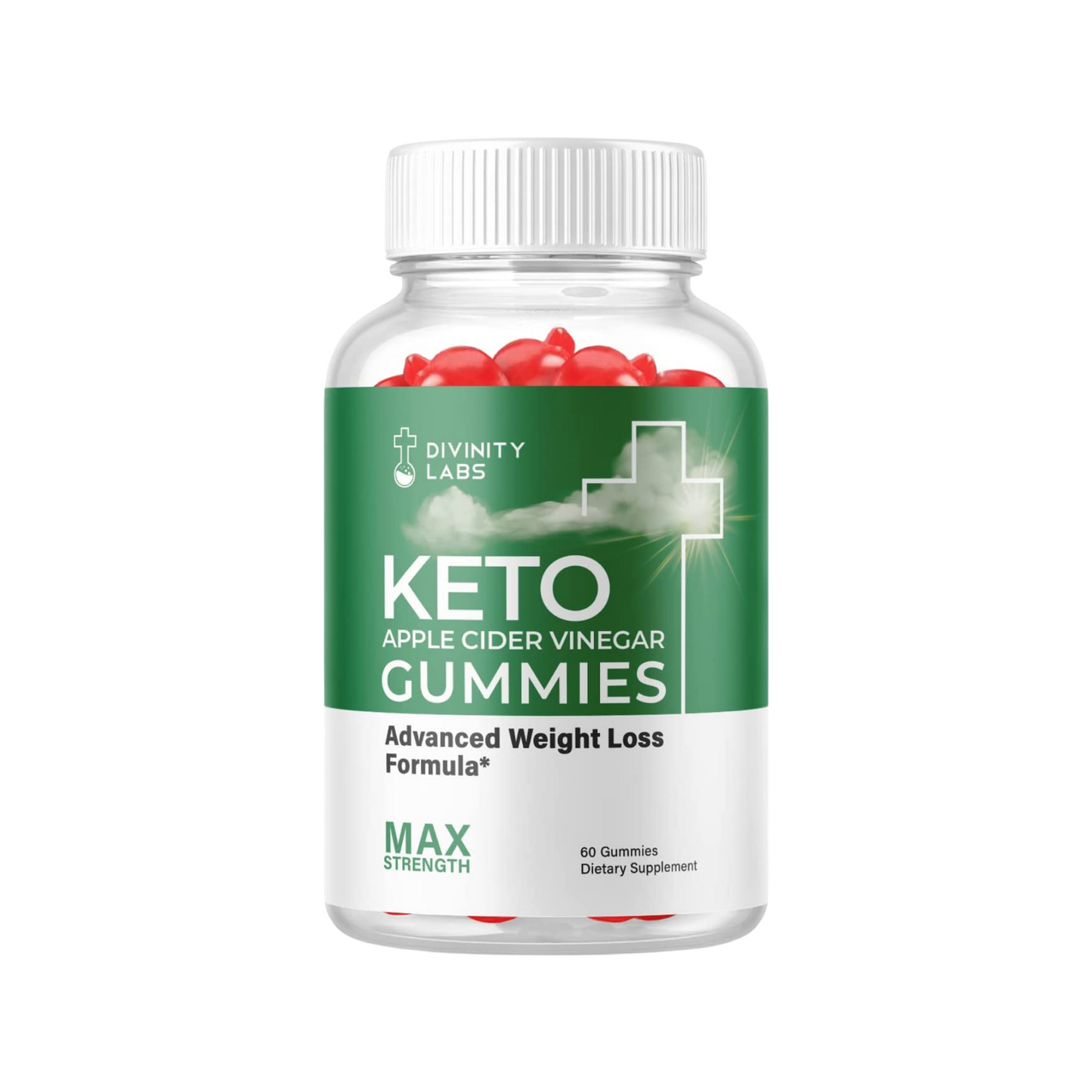 Divinity  Labs Keto ACV Gummies, Weight Loss, Fat Burner-60 Gummies