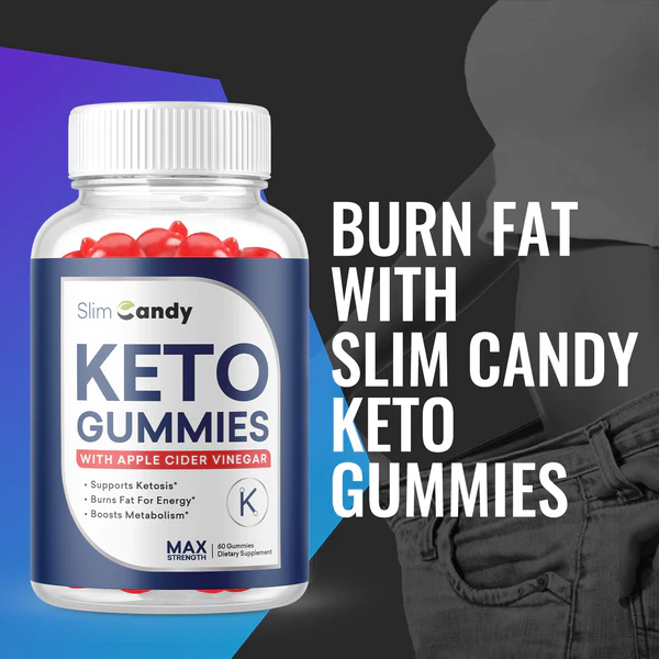 5-Pack Slim Candy Keto ACV Gummies, Vegan, Advanced Weight Loss (300 Gummies)