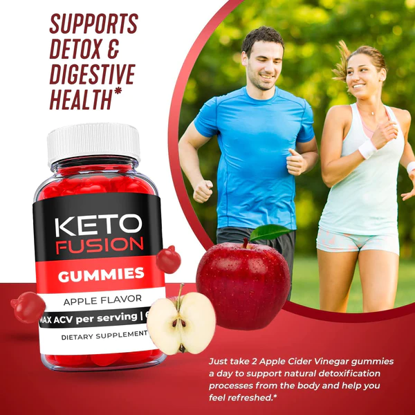 2-Pack Keto Fusion Gummies, Weight Loss, Fuzion Keto ACV Gummies (60 Gummies)