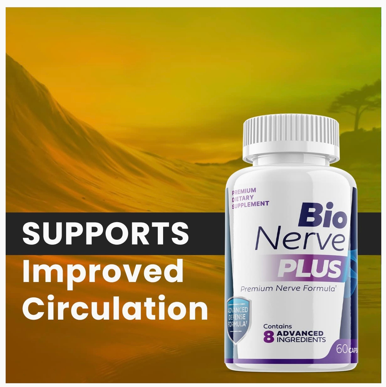 BioNerve Plus, Premium Nerve Formula, Bio Nerve Plus (60 Capsules)