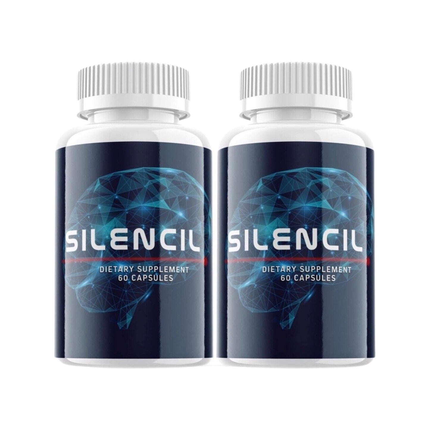 2-Pack Silencil Advanced Supplement Tinnitus, Support Ear Health- 120 Capsules