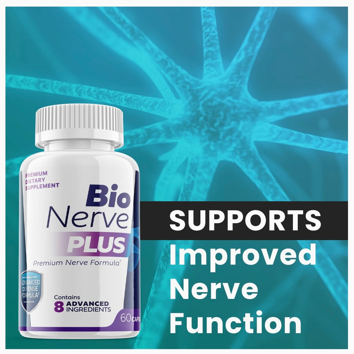 BioNerve Plus, Premium Nerve Formula, Bio Nerve Plus (60 Capsules)