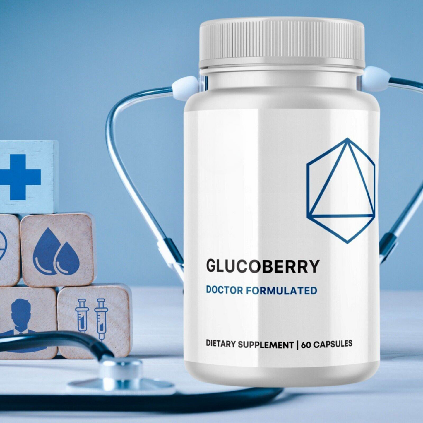 Glucoberry Dietary Supplement, Supports Gut Health, Digestion- 60 Capsules