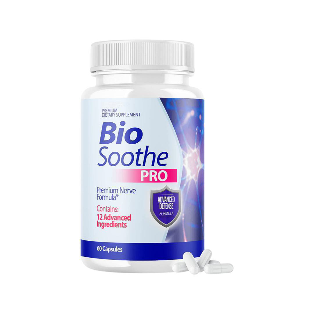 Bio Soothe PRO, Premium Nerve Formula Dietary Supplement (60 Capsules)