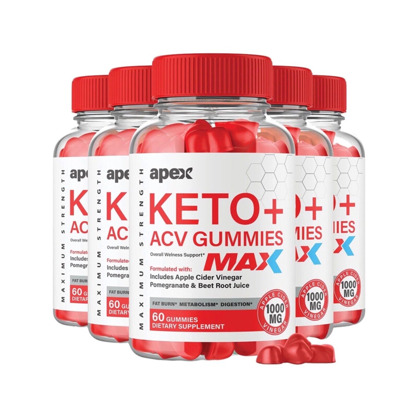 Apex Max Keto Gummies Official Formula, Apple Cider Vinegar Gummies, 300 Gummys