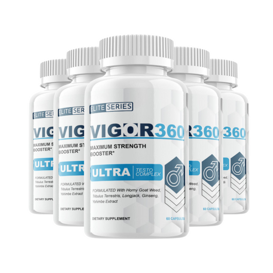 5-Pack Vigor360 Maximum Strength Vigor 360 Supplement 300 Capsules
