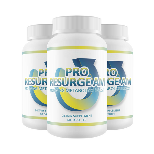 3-Pack Pro Resurge AM - Morning Metabolism Boost - Maximum Strength-180 Capsules
