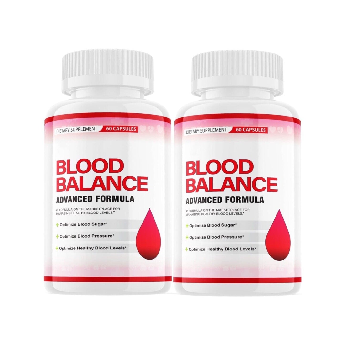 2-Pack Blood Balance Advanced Formula Blood Sugar Supplement - 120 Capsules