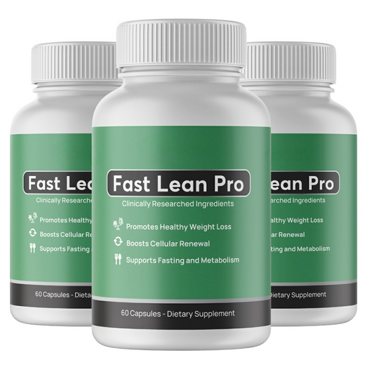 3-Pack Fast Lean Pro Capsules - Fast Lean Pro Dietary Supplement - 180 Capsules