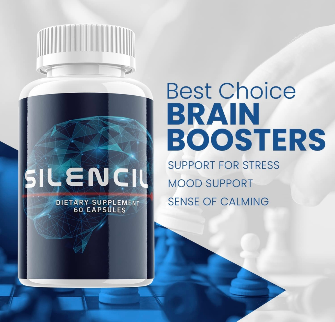 2-Pack Silencil Advanced Supplement Tinnitus, Support Ear Health- 120 Capsules